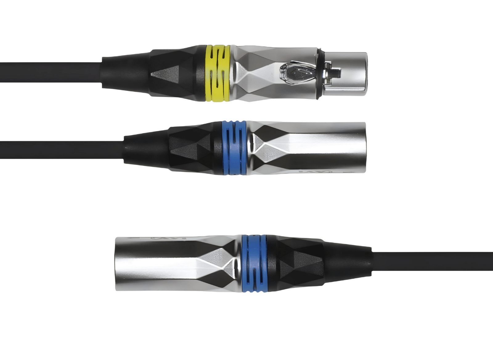 AVi XLR Male to 2 XLR Female