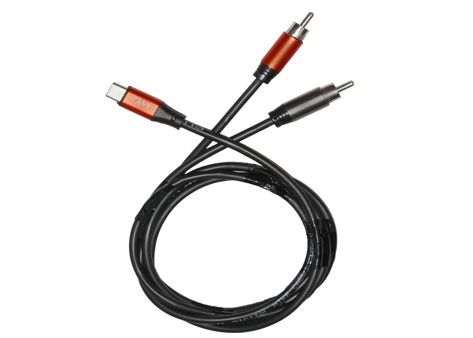 AVi C Type to 2 RCA Plug Male