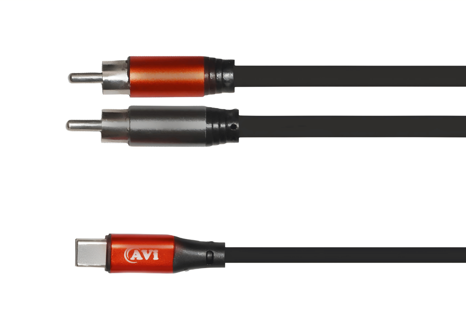 AVi C Type to 2 RCA Plug Male